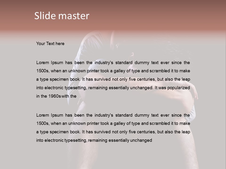 Together Copy Woman PowerPoint Template