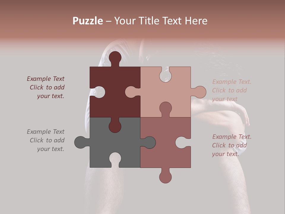 Together Copy Woman PowerPoint Template