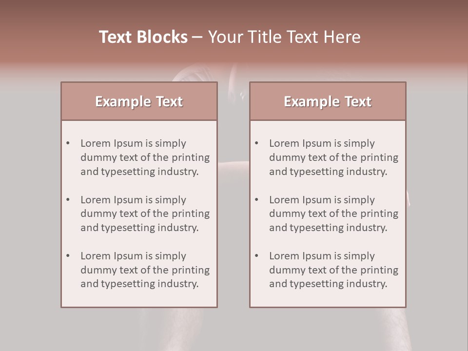 Together Copy Woman PowerPoint Template