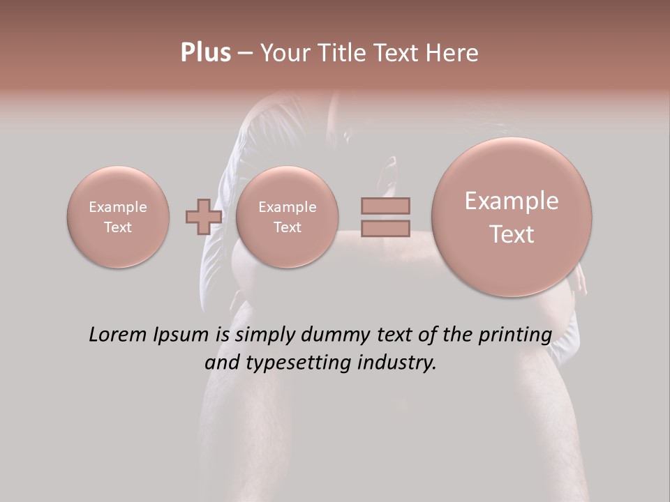 Together Copy Woman PowerPoint Template