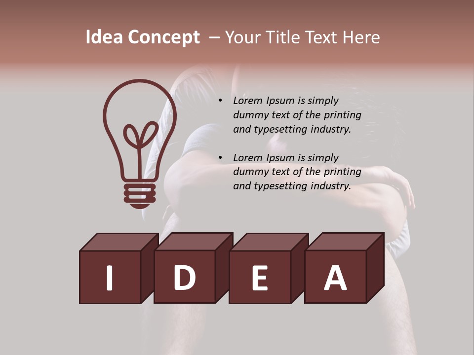 Together Copy Woman PowerPoint Template