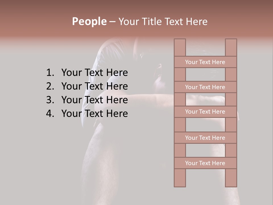 Together Copy Woman PowerPoint Template