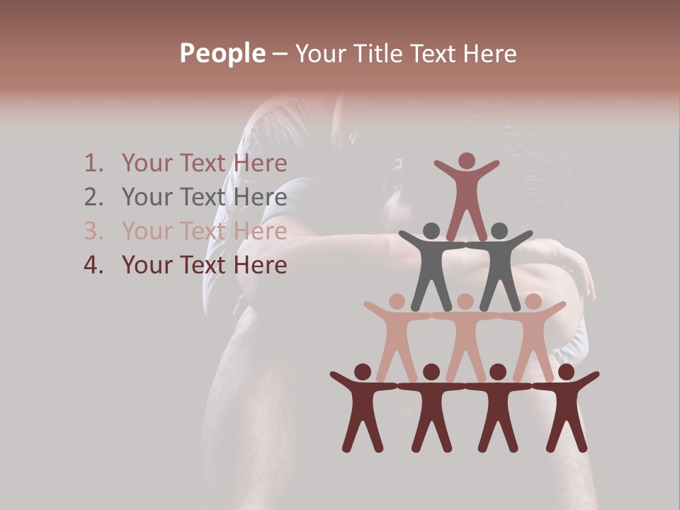 Together Copy Woman PowerPoint Template