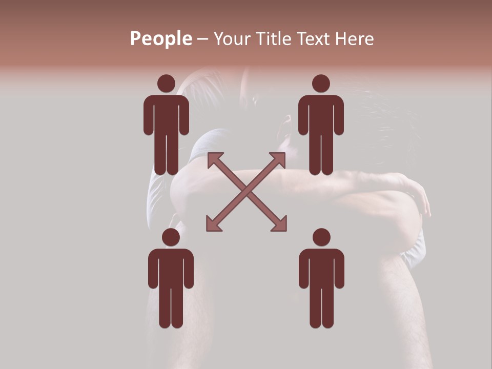 Together Copy Woman PowerPoint Template