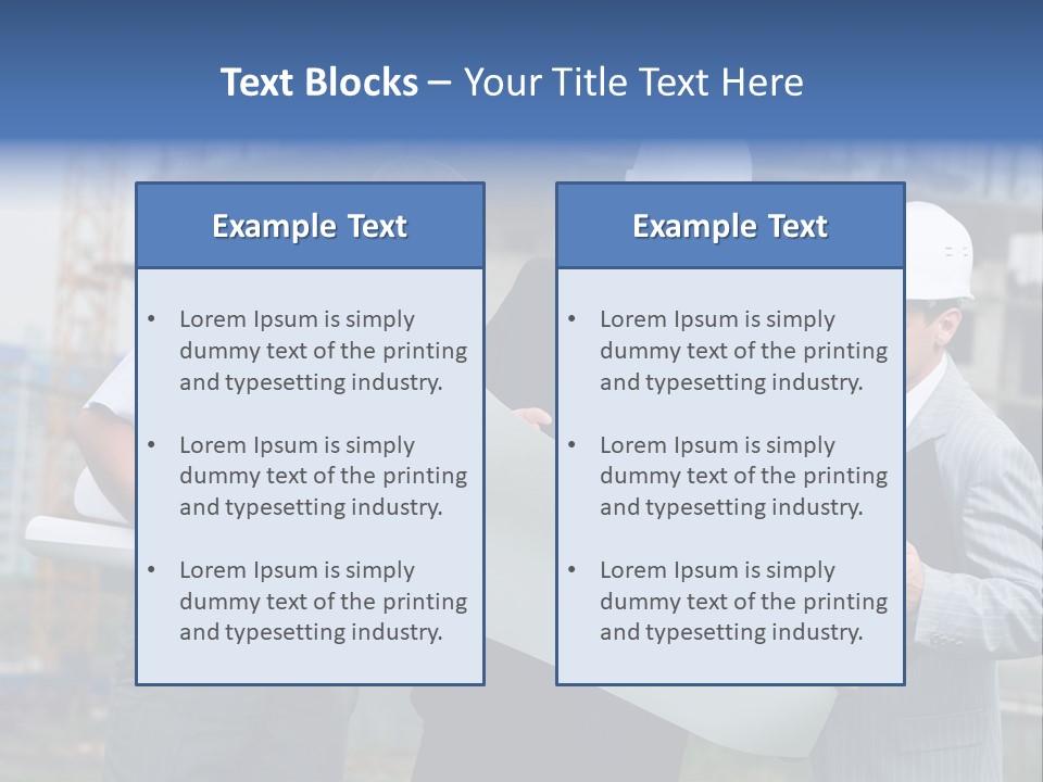 Profession Build People PowerPoint Template