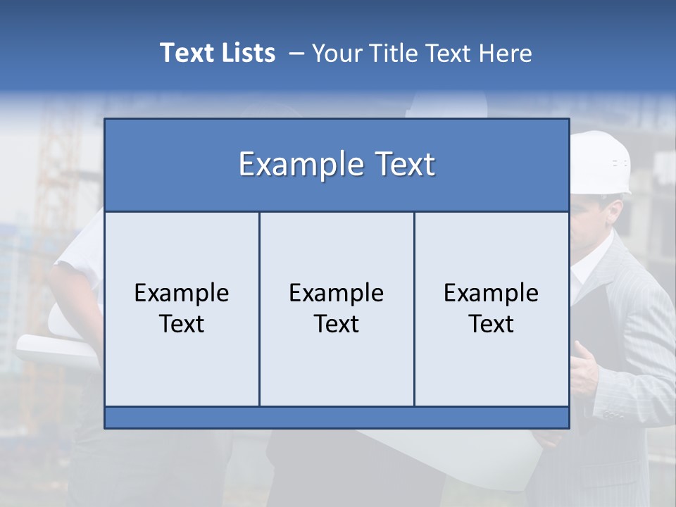 Profession Build People PowerPoint Template