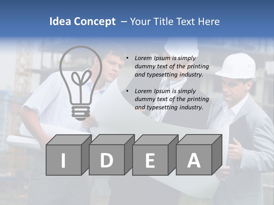 Profession Build People PowerPoint Template