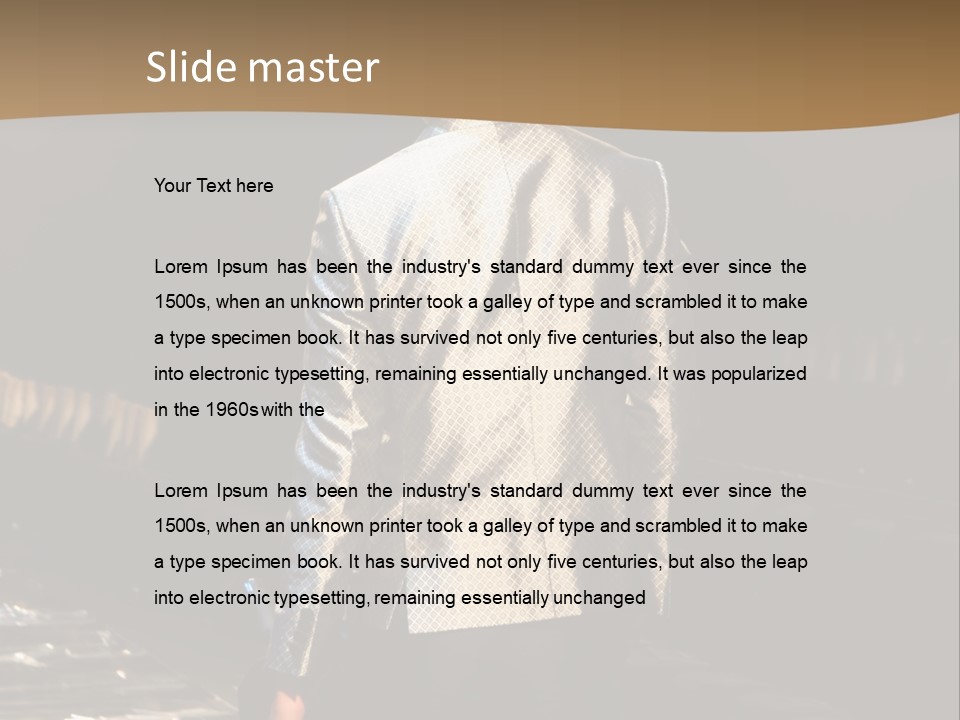 Childhood Torn Bear PowerPoint Template