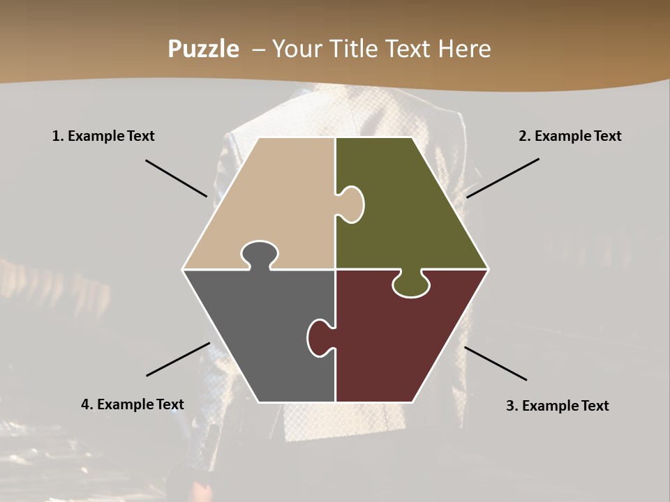 Childhood Torn Bear PowerPoint Template