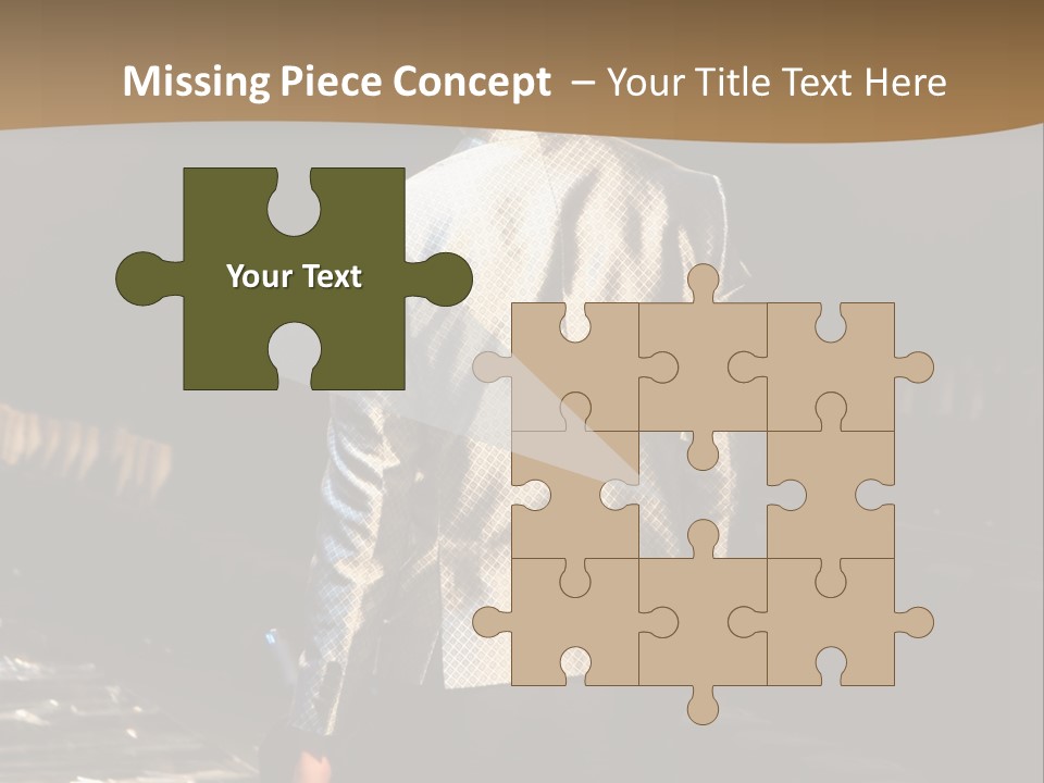 Childhood Torn Bear PowerPoint Template