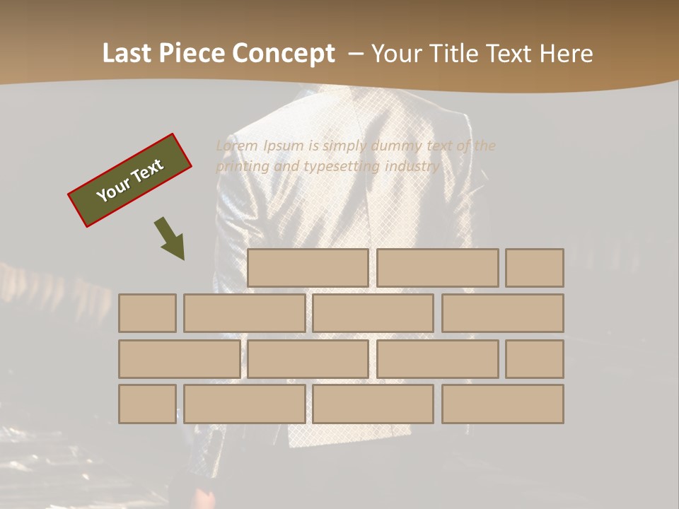 Childhood Torn Bear PowerPoint Template