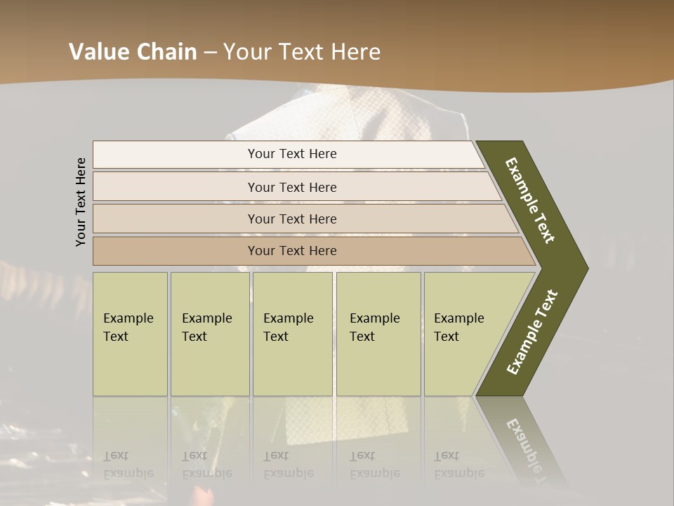 Childhood Torn Bear PowerPoint Template