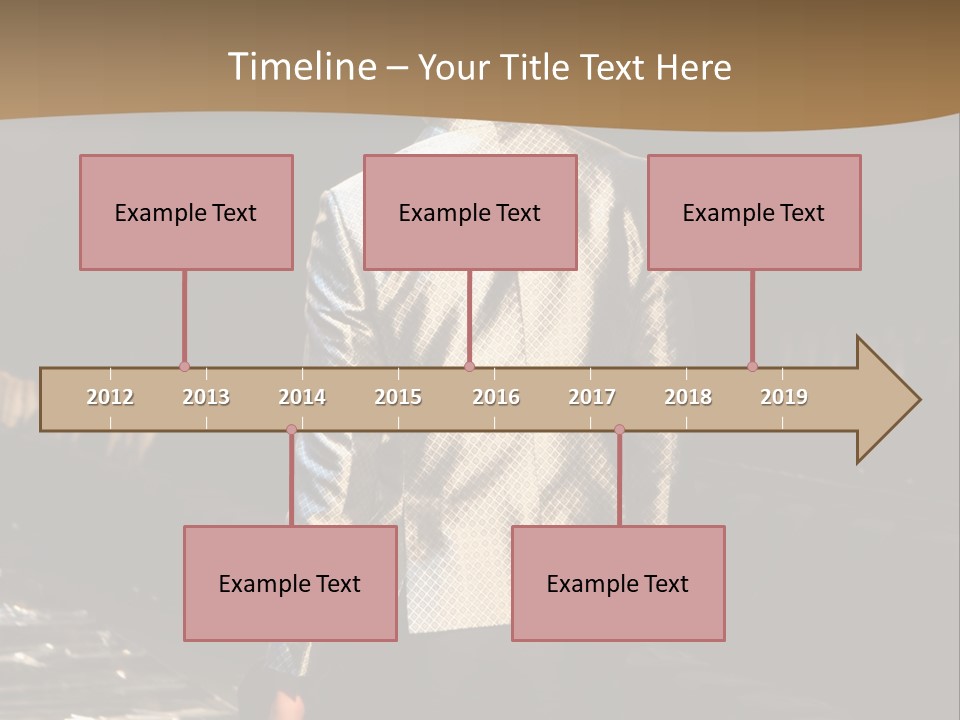 Childhood Torn Bear PowerPoint Template