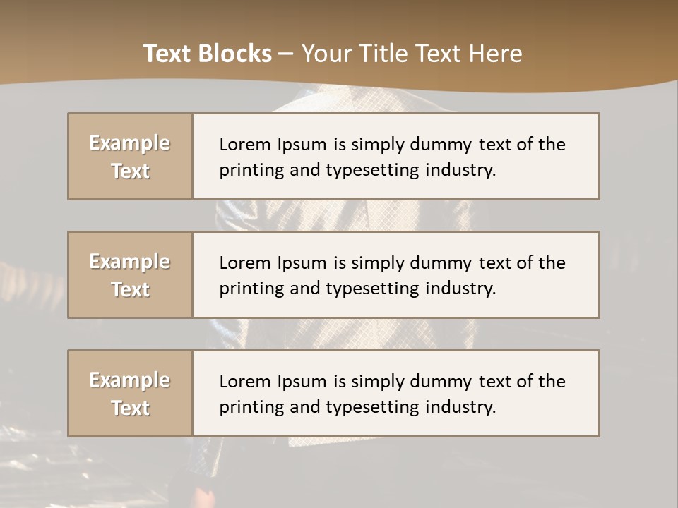 Childhood Torn Bear PowerPoint Template