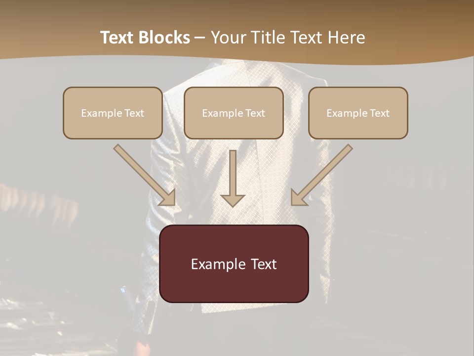 Childhood Torn Bear PowerPoint Template