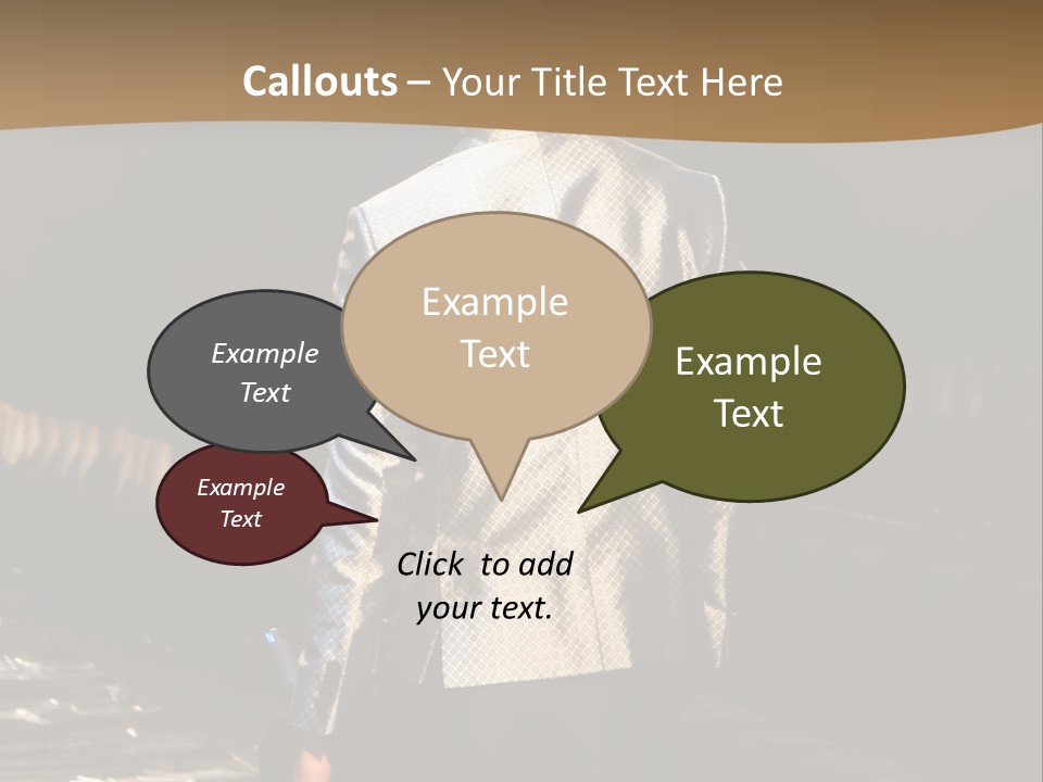 Childhood Torn Bear PowerPoint Template