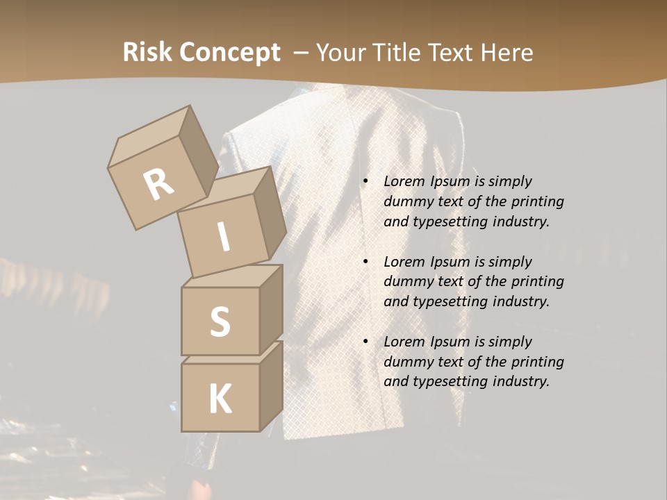 Childhood Torn Bear PowerPoint Template