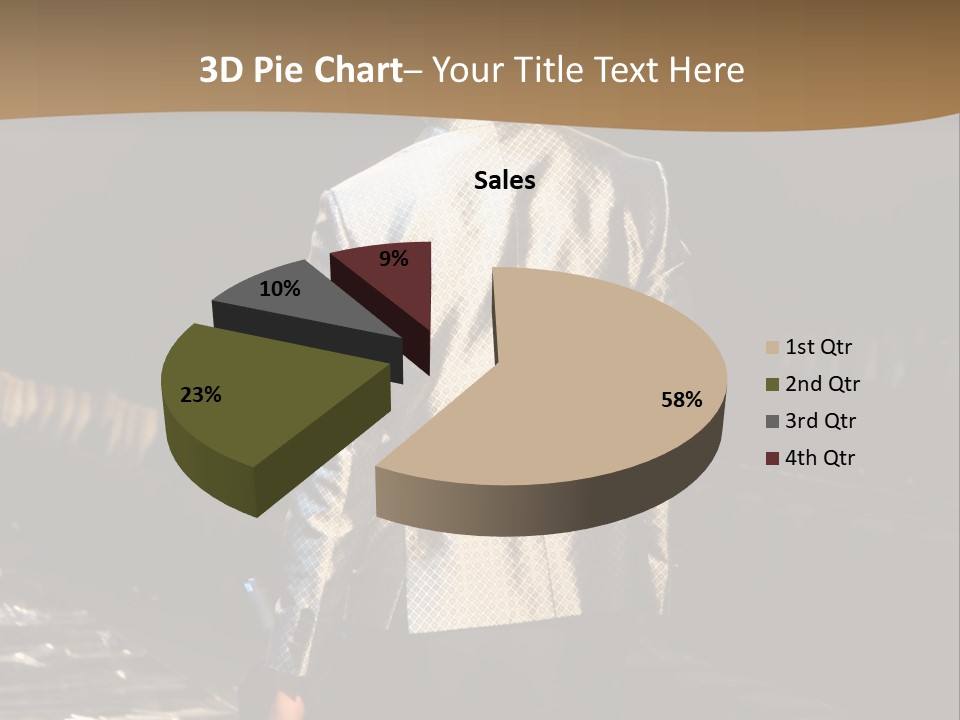 Childhood Torn Bear PowerPoint Template