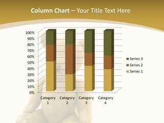 Childhood Torn Bear PowerPoint Template