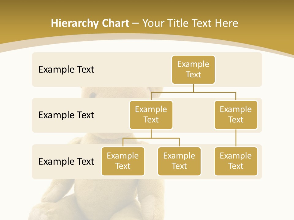 Childhood Torn Bear PowerPoint Template