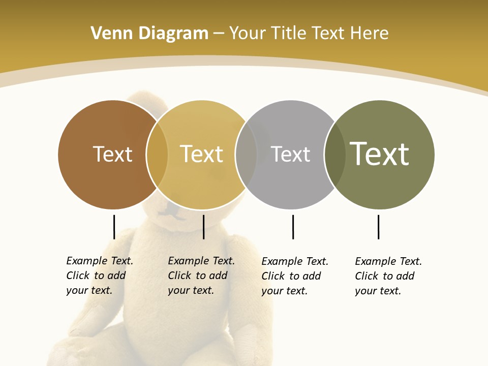 Childhood Torn Bear PowerPoint Template
