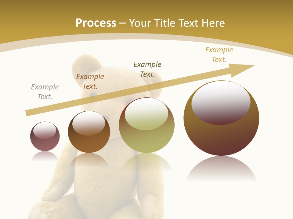 Childhood Torn Bear PowerPoint Template