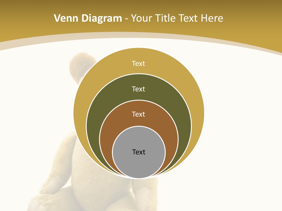 Childhood Torn Bear PowerPoint Template