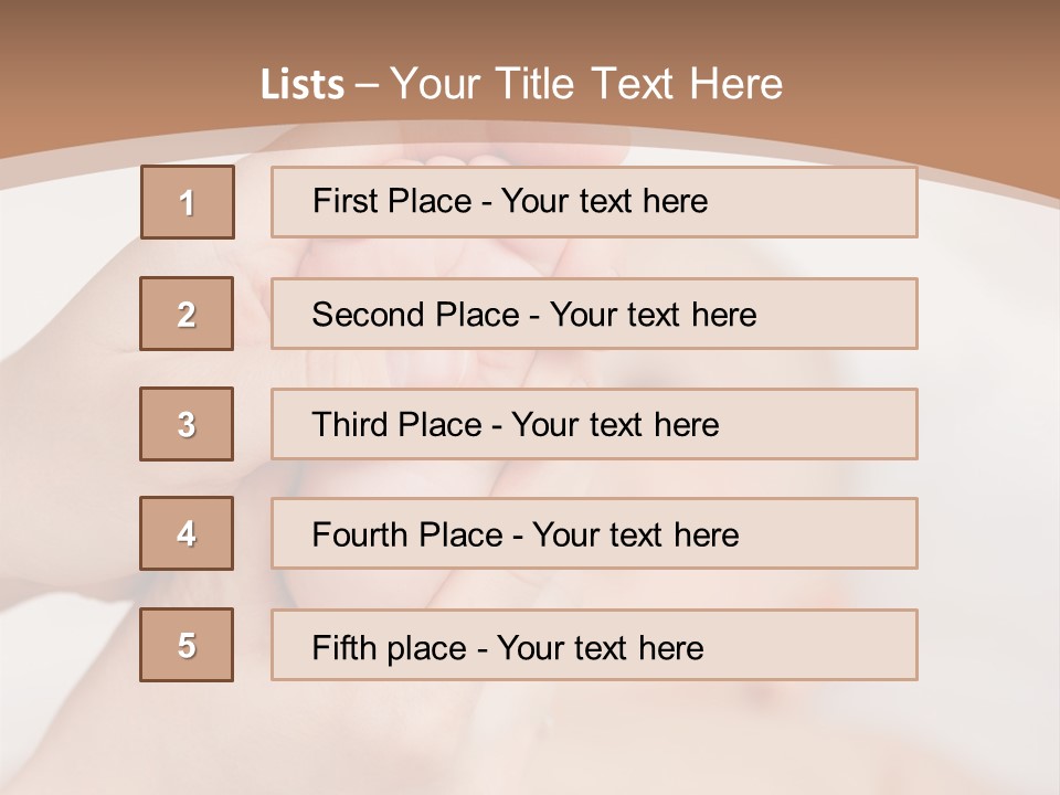 Lying Leg Family PowerPoint Template
