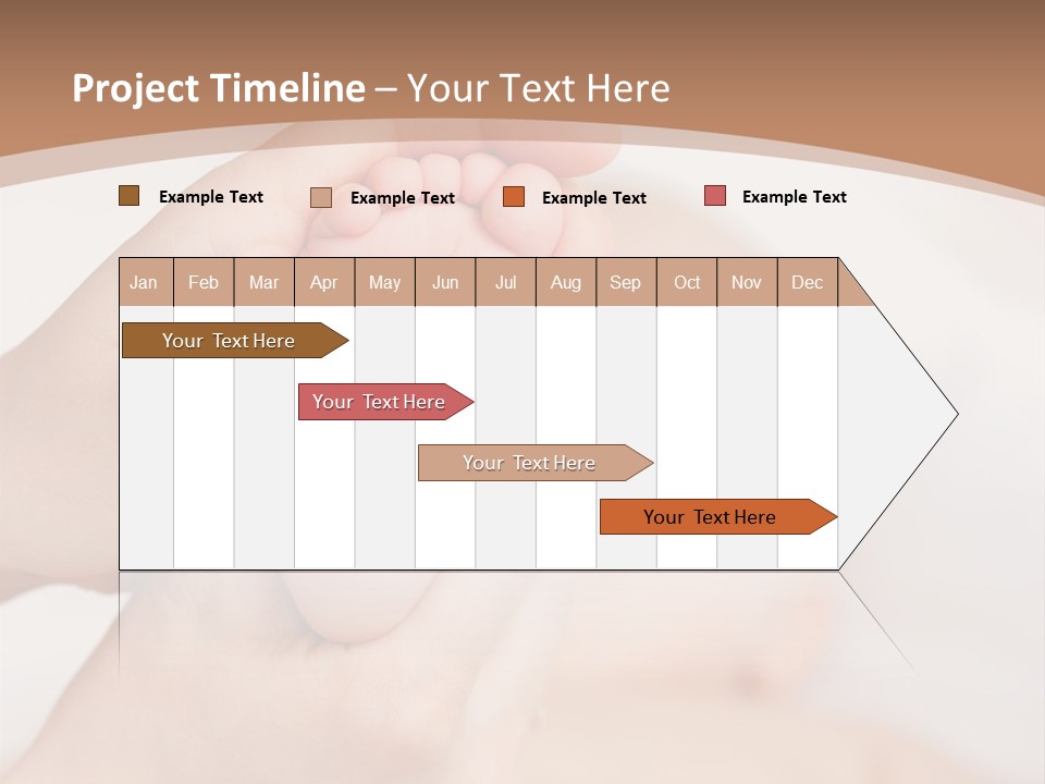 Lying Leg Family PowerPoint Template