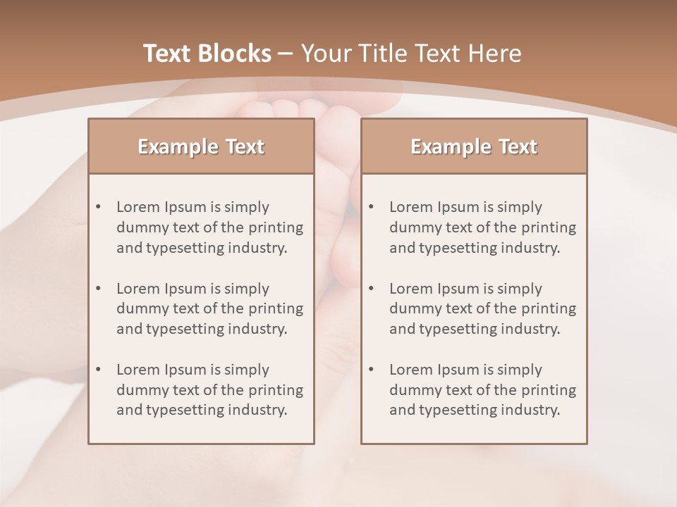 Lying Leg Family PowerPoint Template