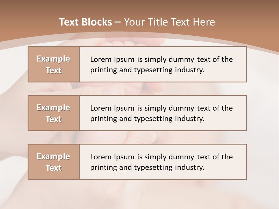 Lying Leg Family PowerPoint Template