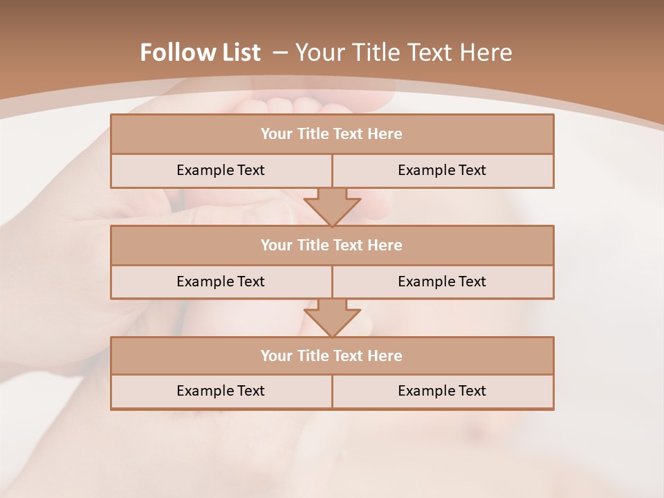 Lying Leg Family PowerPoint Template