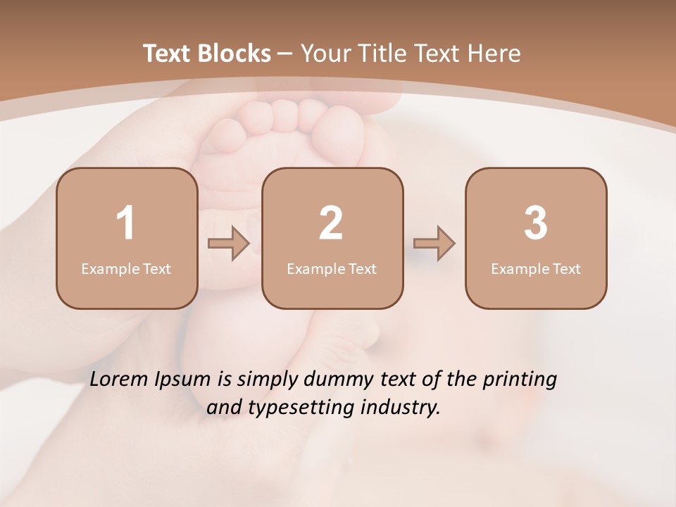 Lying Leg Family PowerPoint Template