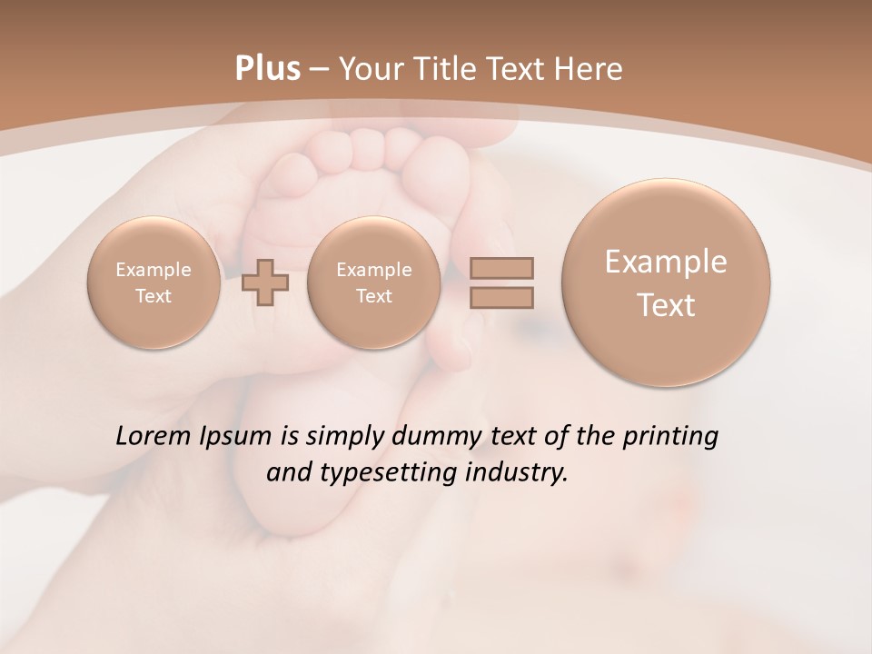 Lying Leg Family PowerPoint Template