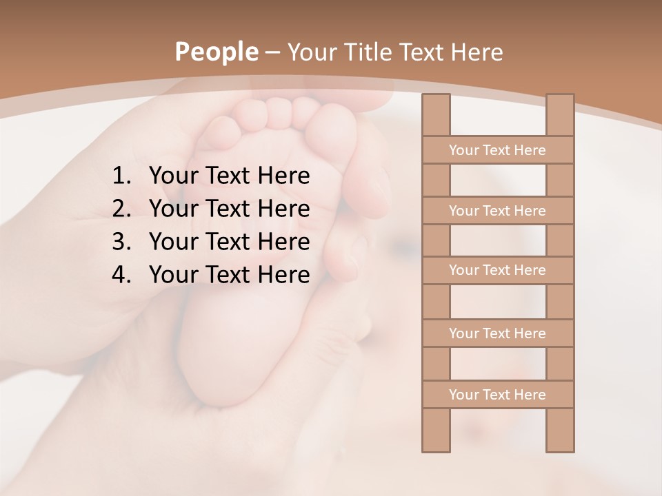 Lying Leg Family PowerPoint Template