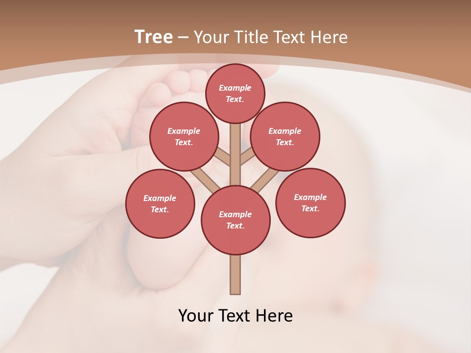 Lying Leg Family PowerPoint Template