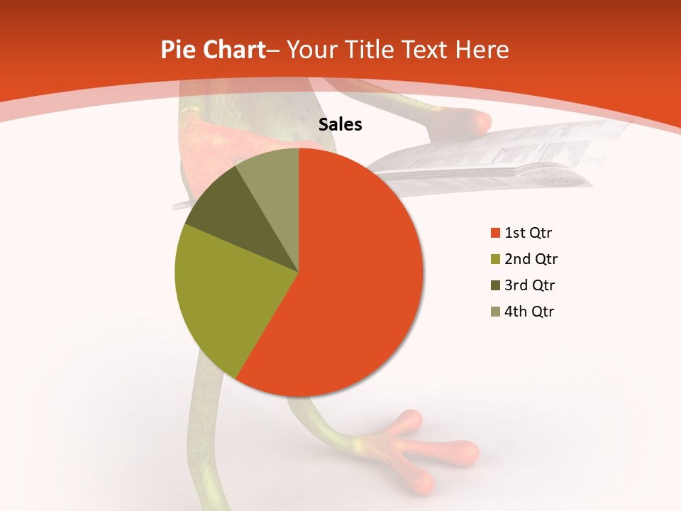 A Frog With Glasses Holding A Knife In His Hand PowerPoint Template
