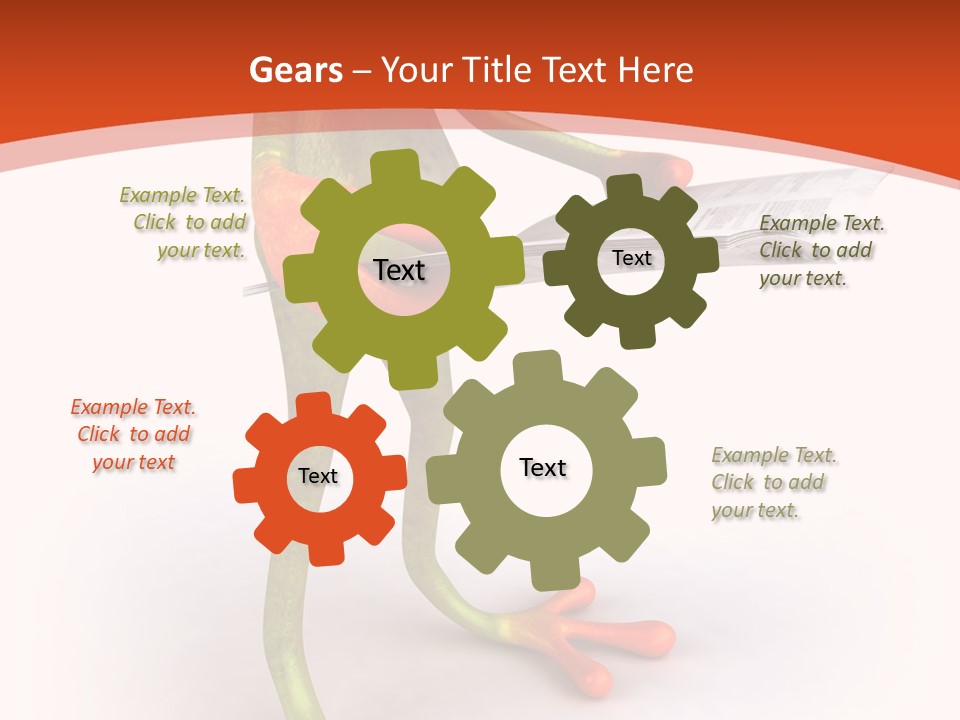 A Frog With Glasses Holding A Knife In His Hand PowerPoint Template