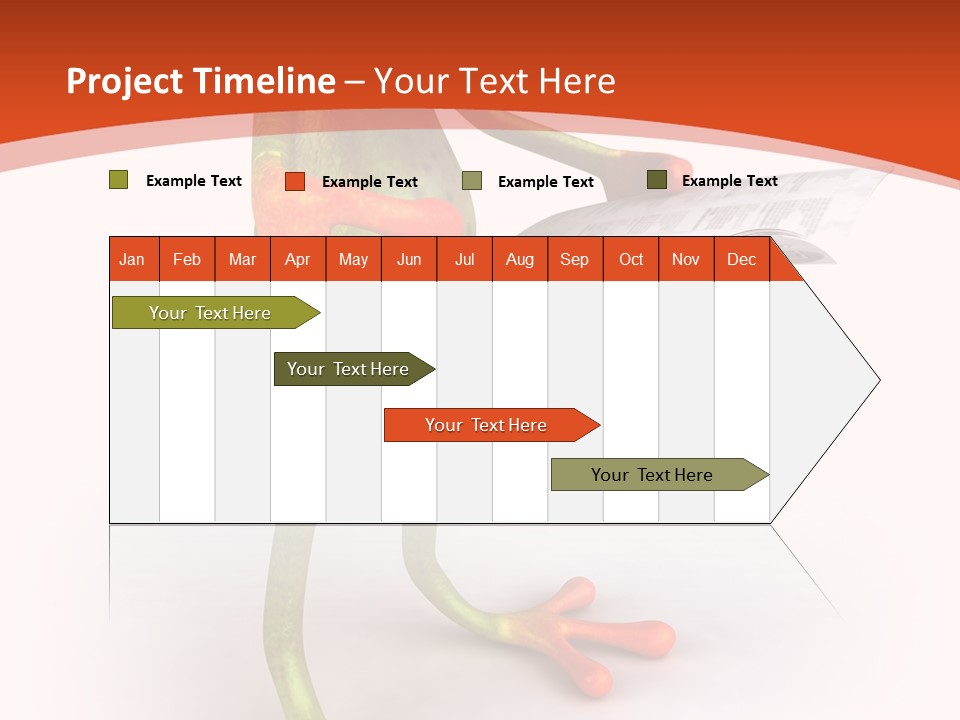 A Frog With Glasses Holding A Knife In His Hand PowerPoint Template