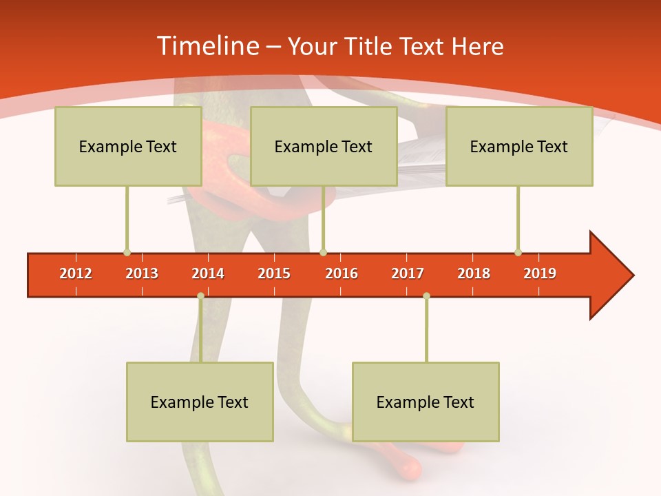 A Frog With Glasses Holding A Knife In His Hand PowerPoint Template