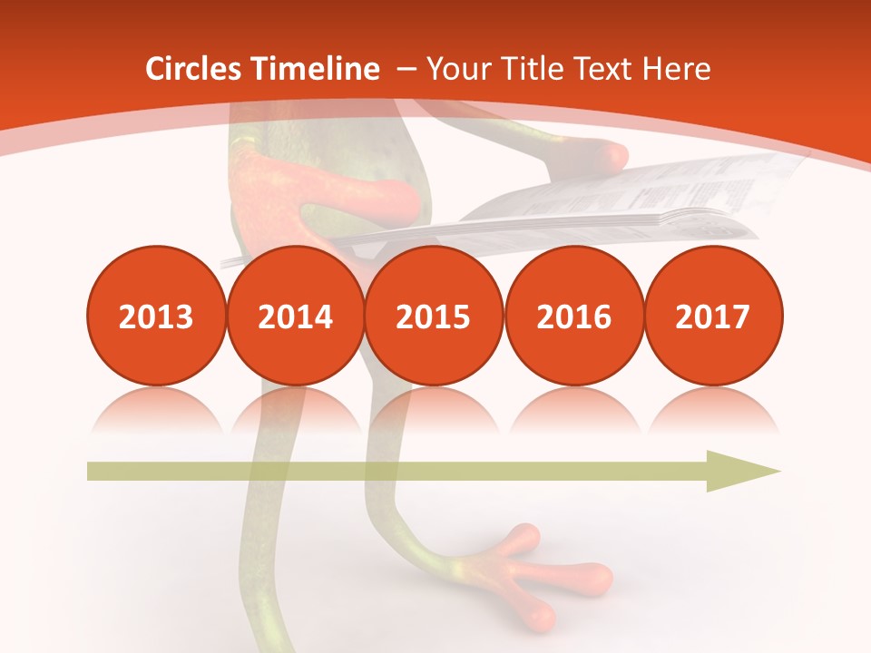 A Frog With Glasses Holding A Knife In His Hand PowerPoint Template