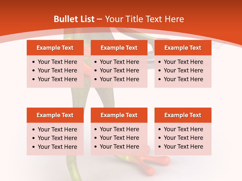 A Frog With Glasses Holding A Knife In His Hand PowerPoint Template