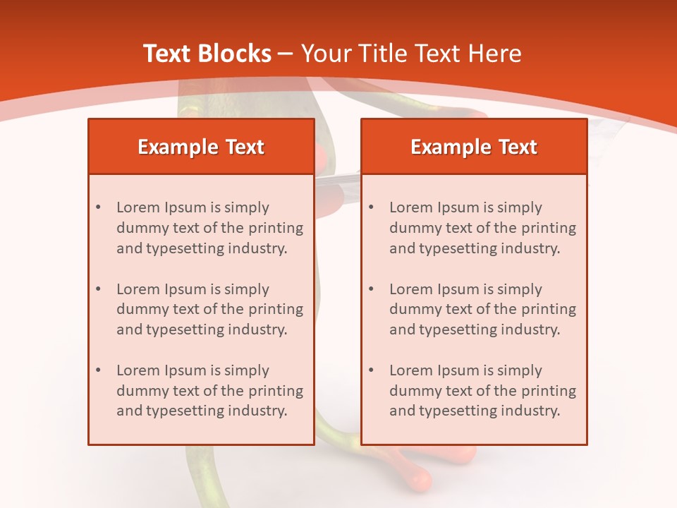 A Frog With Glasses Holding A Knife In His Hand PowerPoint Template