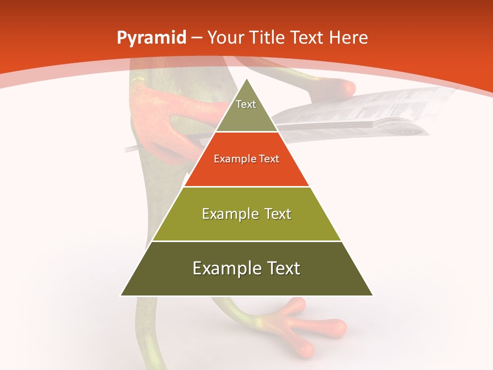 A Frog With Glasses Holding A Knife In His Hand PowerPoint Template