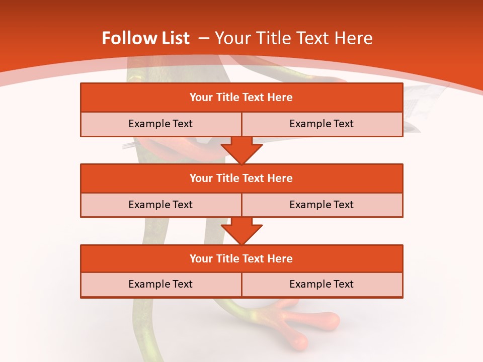A Frog With Glasses Holding A Knife In His Hand PowerPoint Template