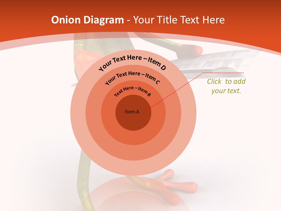 A Frog With Glasses Holding A Knife In His Hand PowerPoint Template