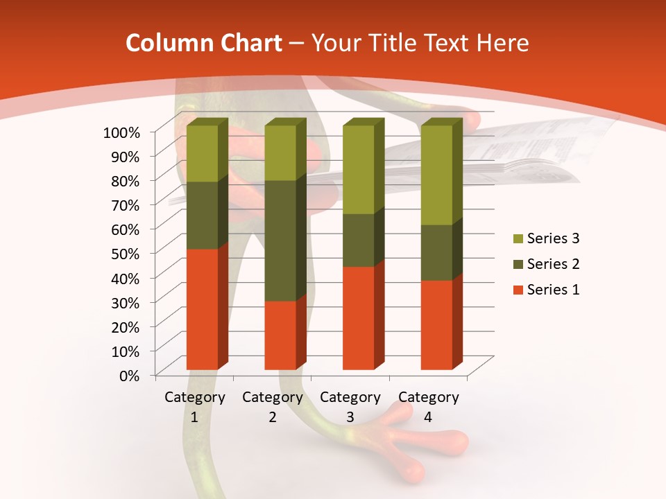 A Frog With Glasses Holding A Knife In His Hand PowerPoint Template