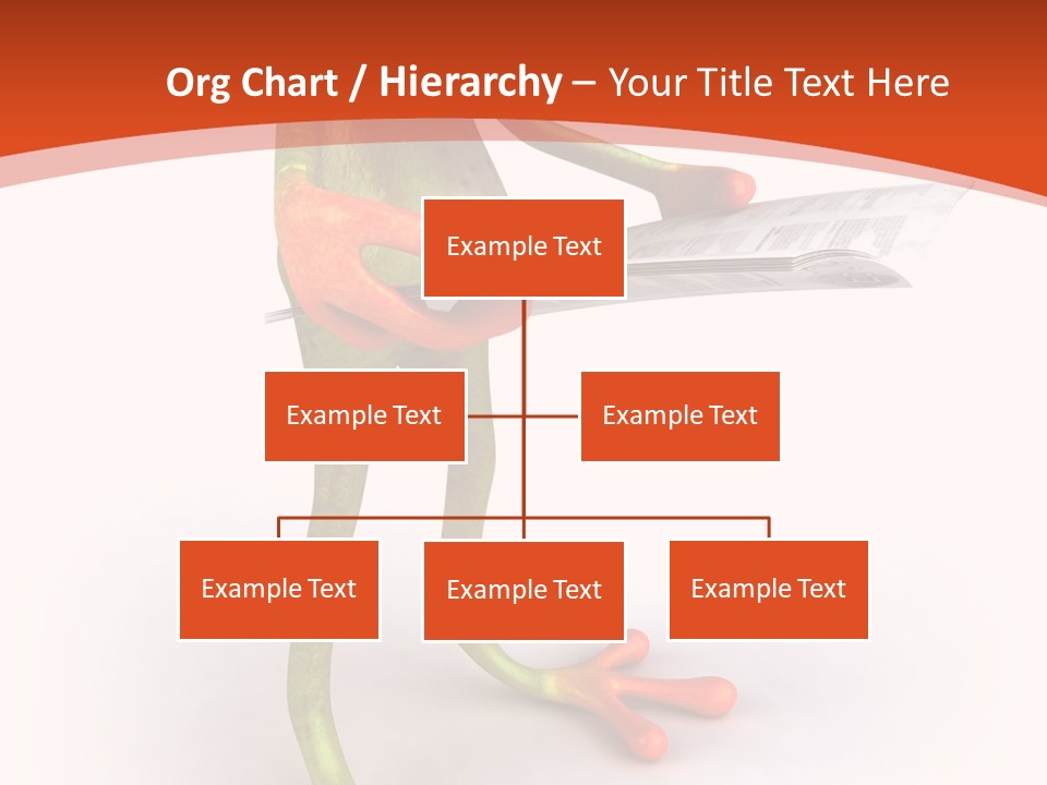 A Frog With Glasses Holding A Knife In His Hand PowerPoint Template