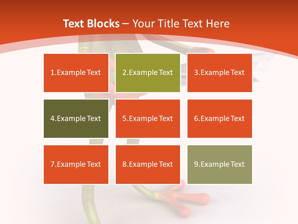 A Frog With Glasses Holding A Knife In His Hand PowerPoint Template