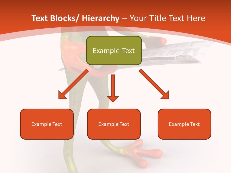 A Frog With Glasses Holding A Knife In His Hand PowerPoint Template
